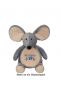 Preview: Stofftier Maus mit Stick